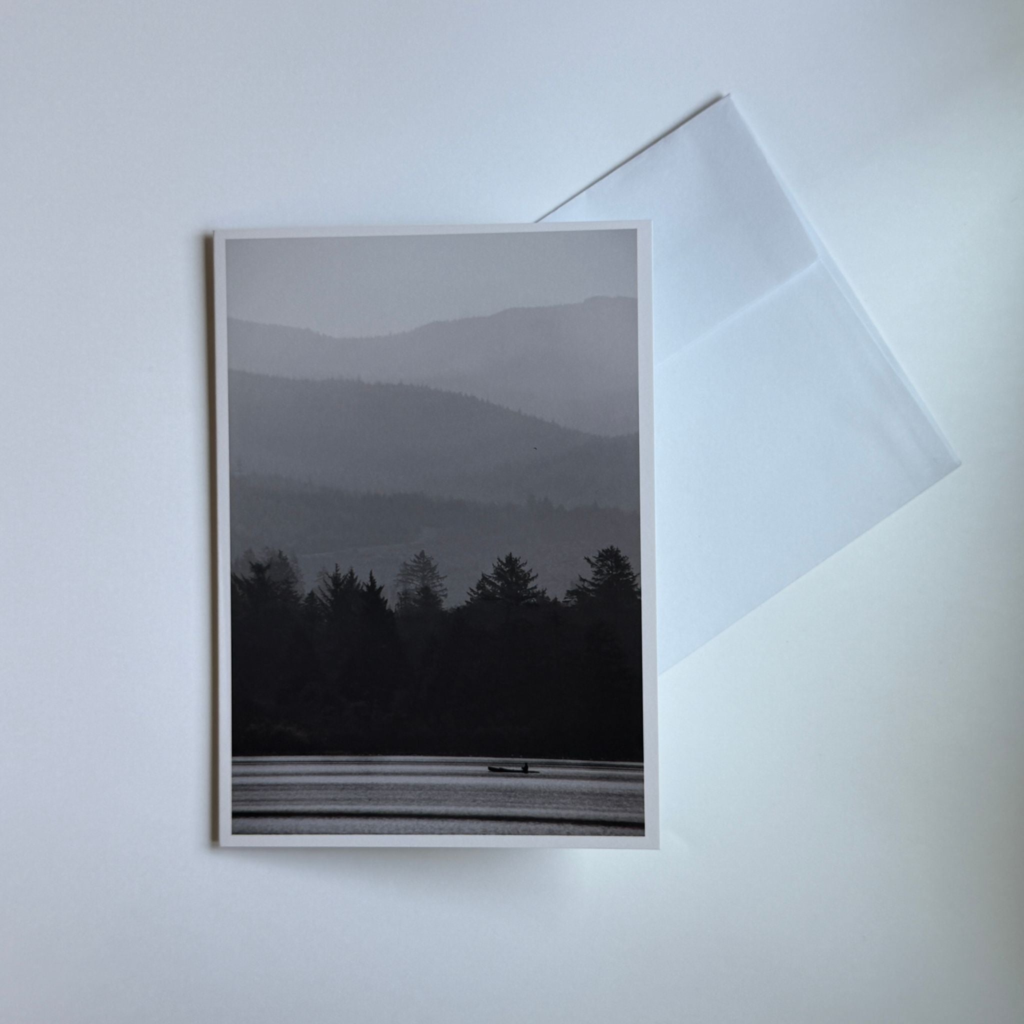 Oregon Misty Mountain Greeting Cards (Set of 5)