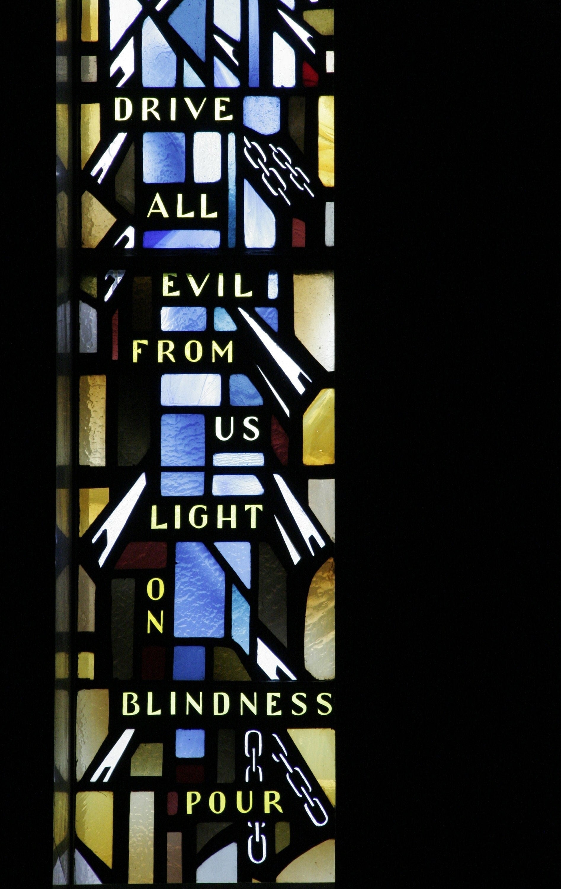 Stained Glass Photography Print: Basilica of the National Shrine DC, Catholic Religious Wall Art