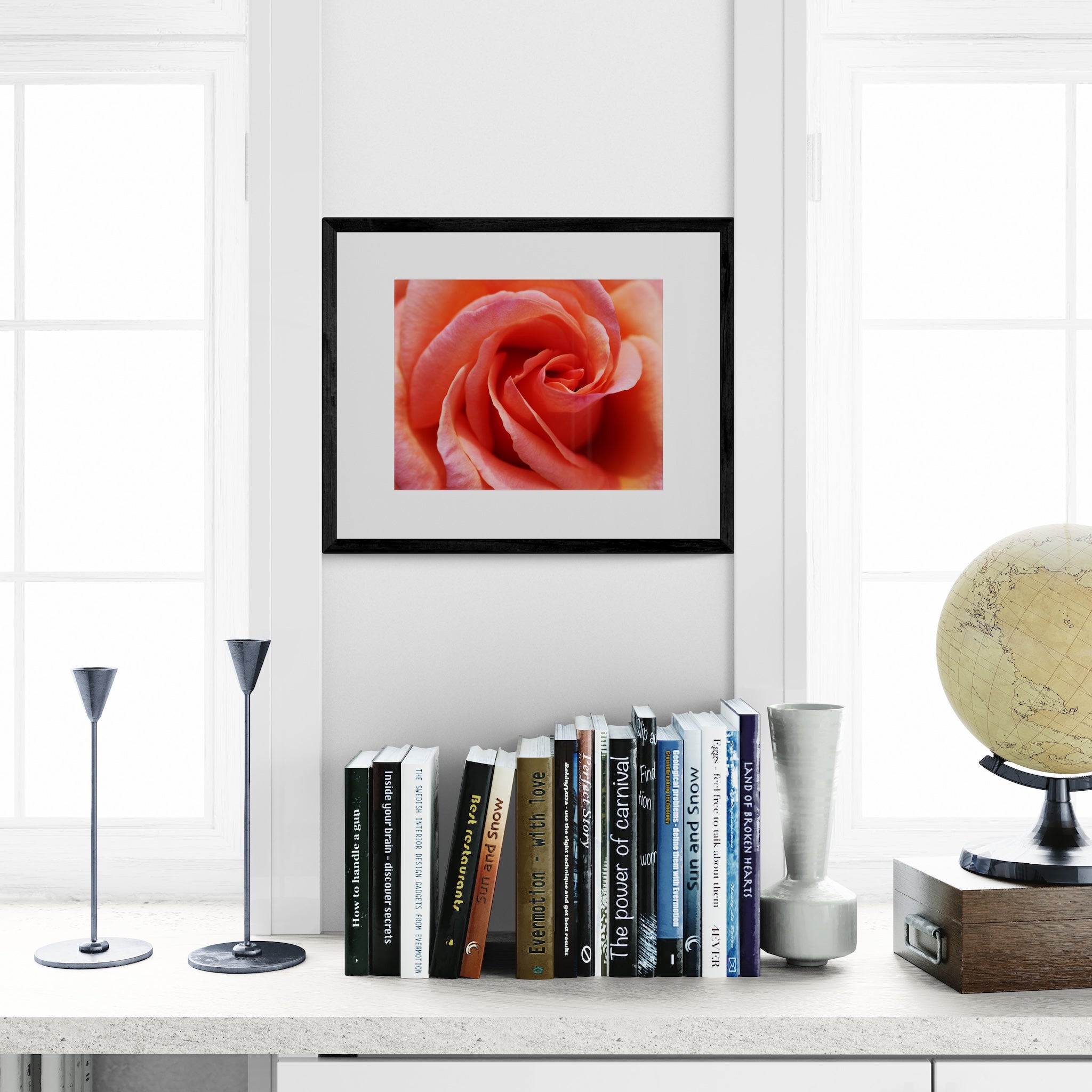 Copenhagen Pink Rose Wall Art: Soft Pastel Botanical Photography Print