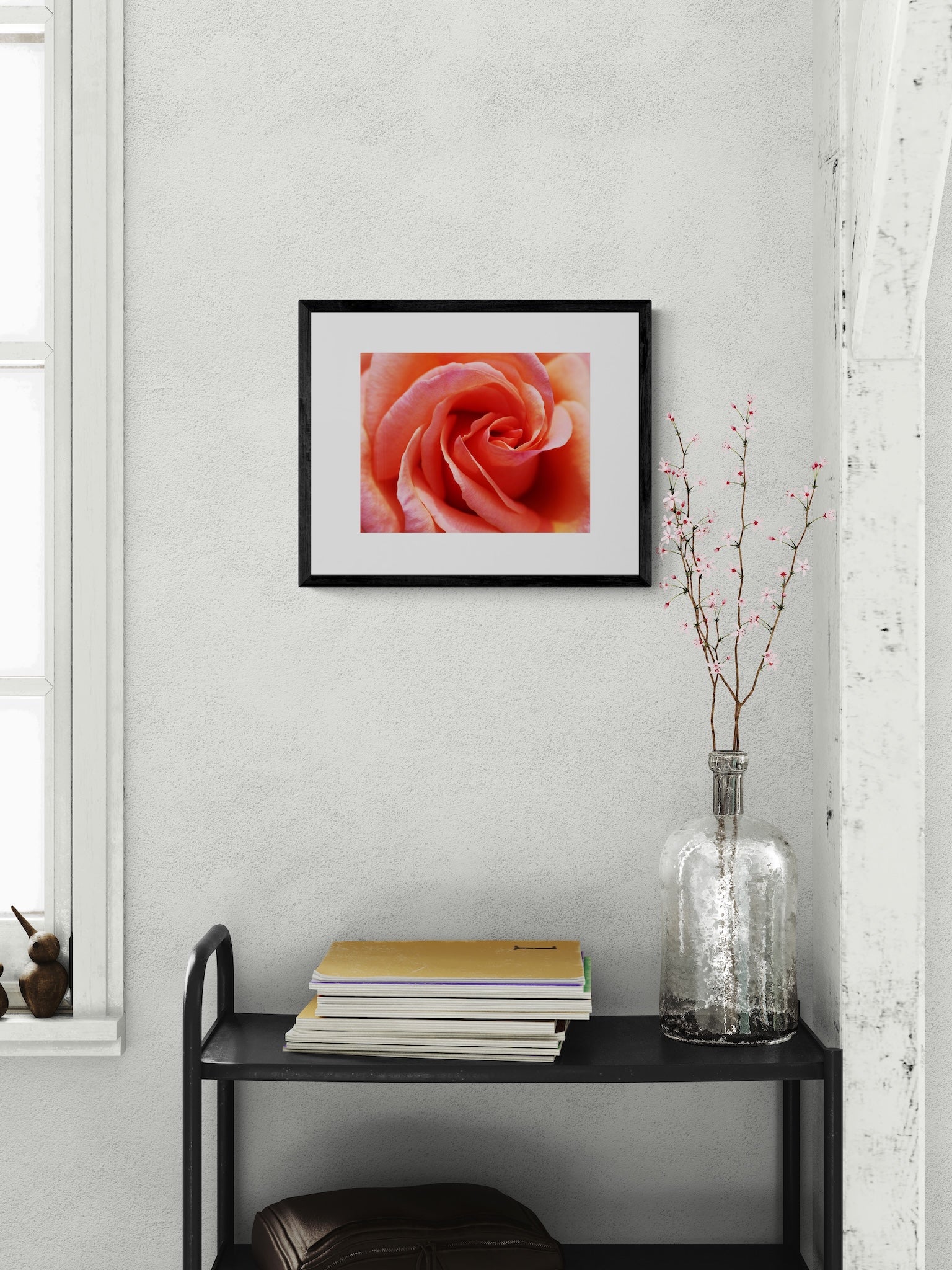 Copenhagen Pink Rose Wall Art: Soft Pastel Botanical Photography Print