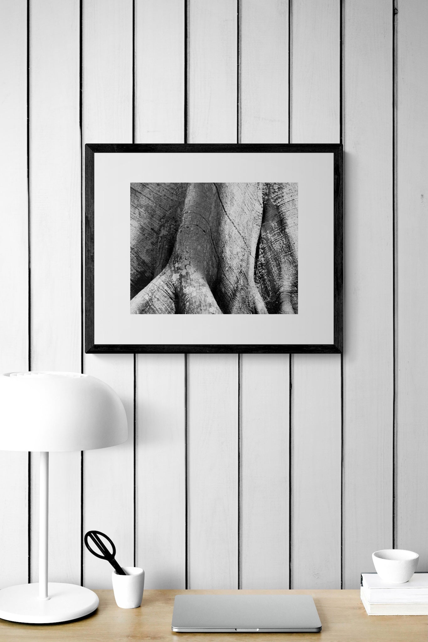 Ceiba Tree Photography Print: Tikal Guatemala UNESCO World Heritage, Black and White Matted Art
